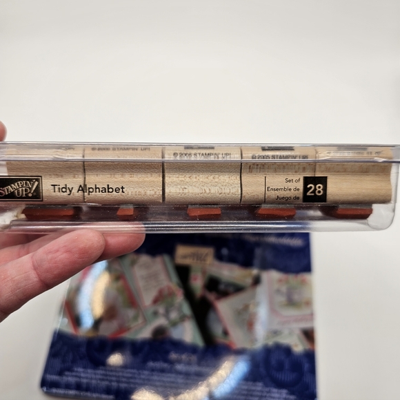 Stampin' Up, Alphabet Stamp Set, Plus Watercolor Pencils - Picture 4 of 5